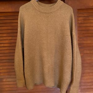 Oversized camel sweater